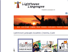 Tablet Screenshot of lighthouselanguages.com